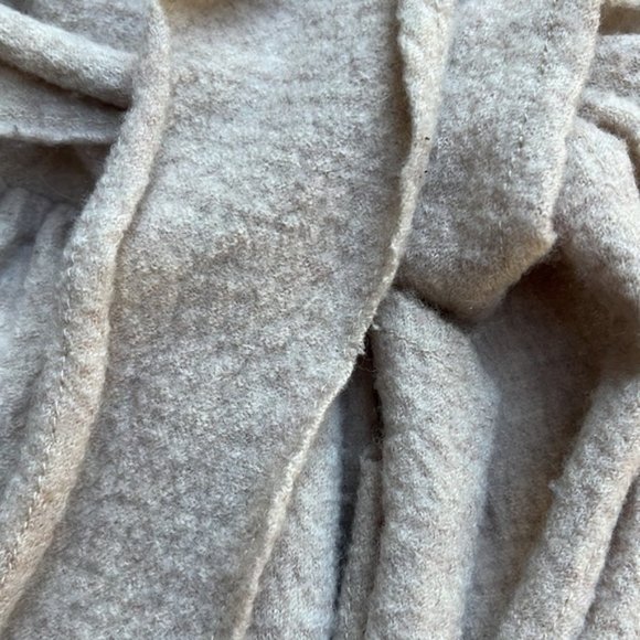 S Anthropologie Sparrow 100 percent Marino Wool darling cardigan sweater EUC tan - Picture 10 of 14